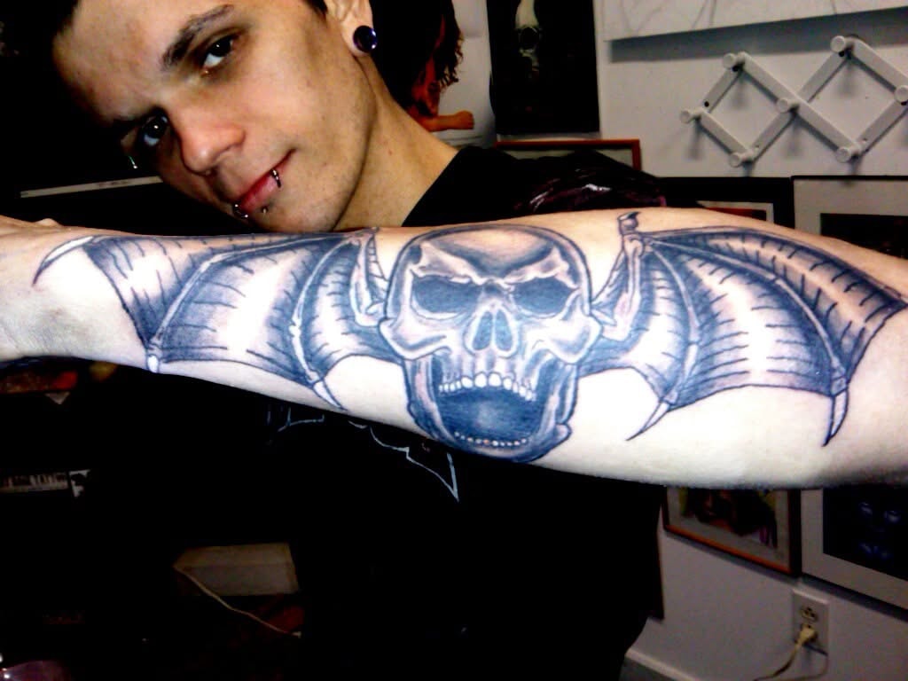 Traditional panther tattoo