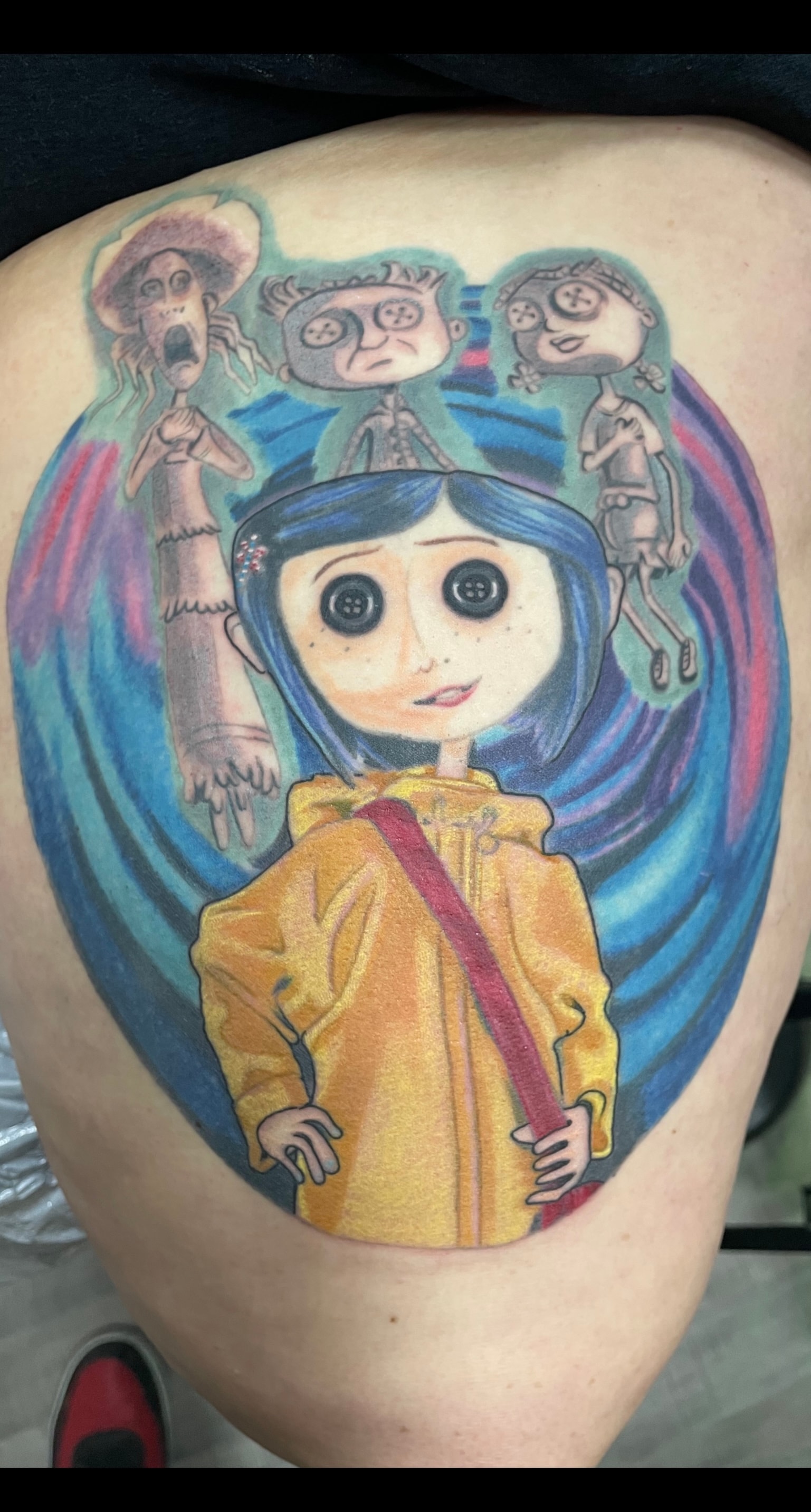 Randy DeShong Coraline tattoo